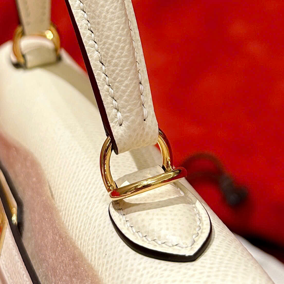 Túi Hermes Kelly Màu Trắng 