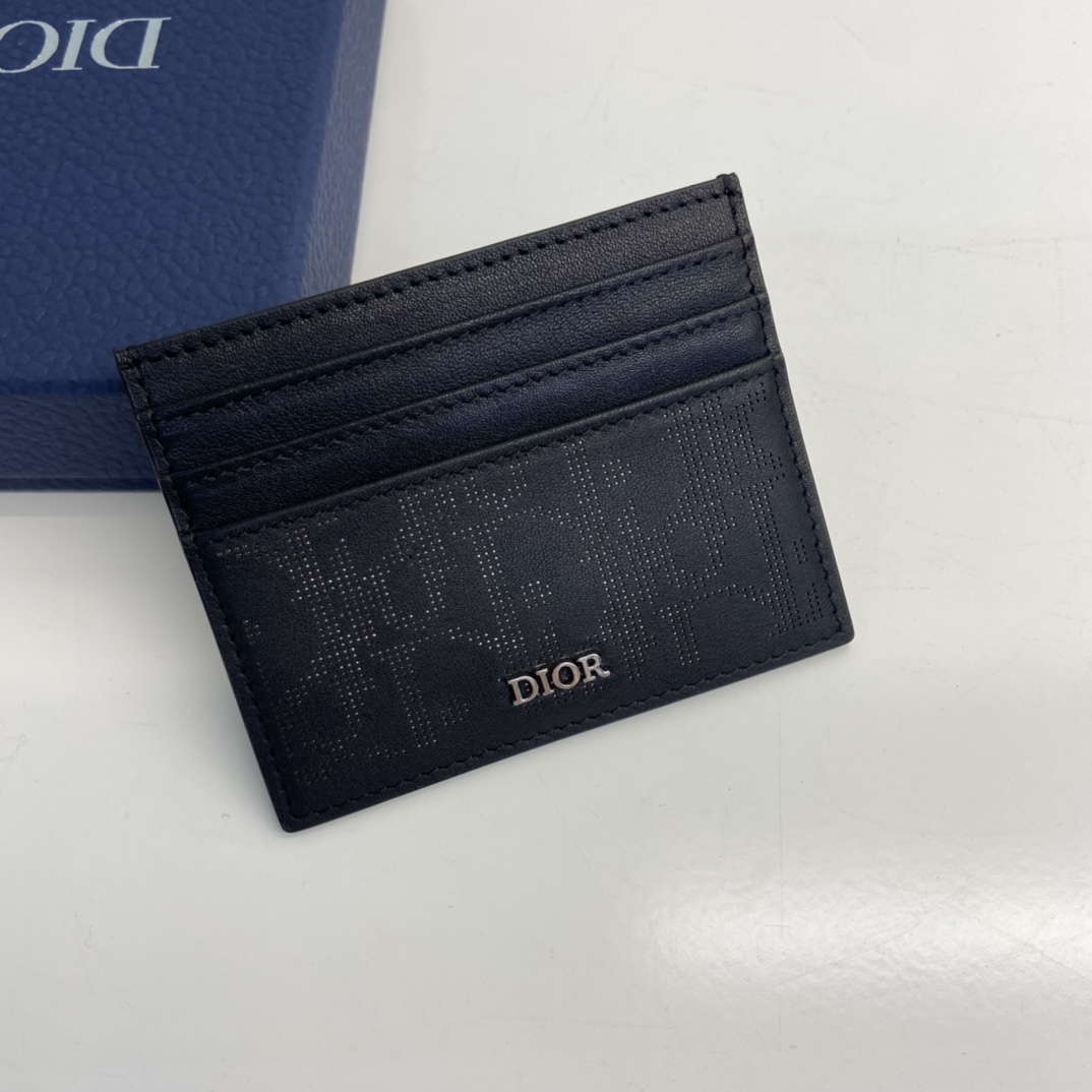 Card Nam Dior Diamond Màu Đen 9824