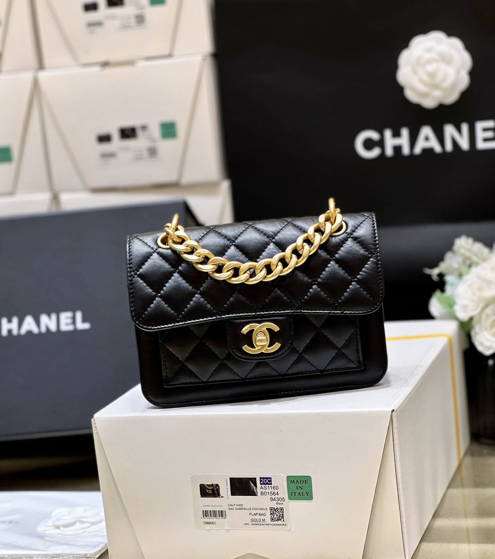 Túi Xách Chanel AP4051 Màu Đen 