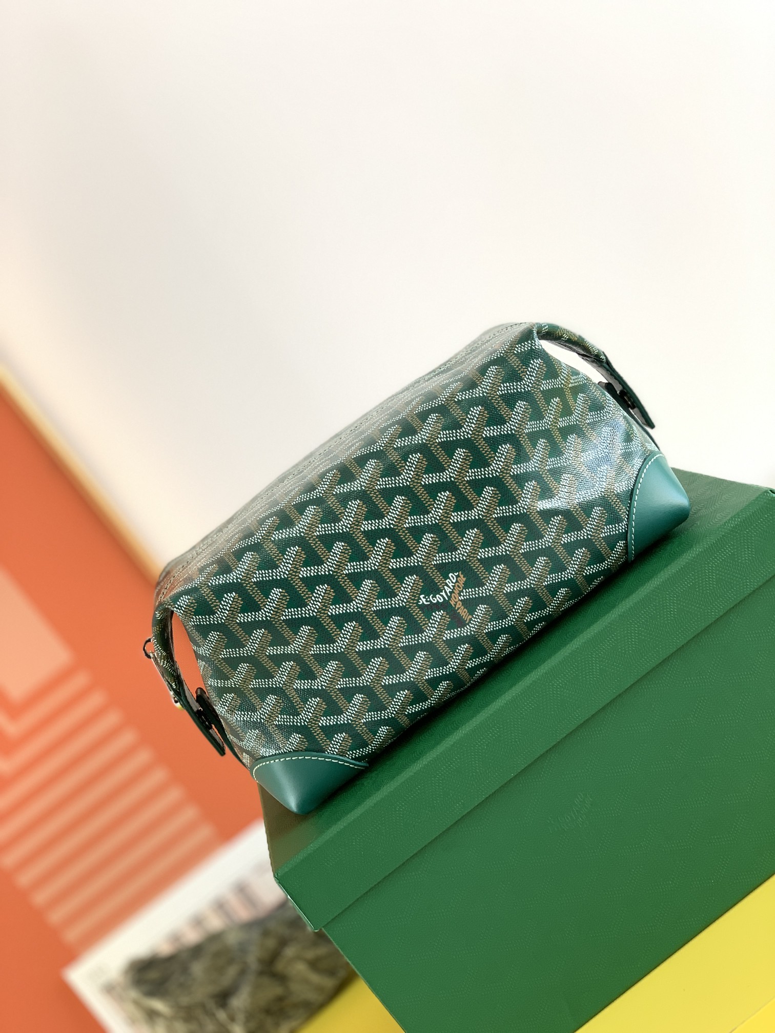 Goyard toilet ecrue bag 8829 (green)