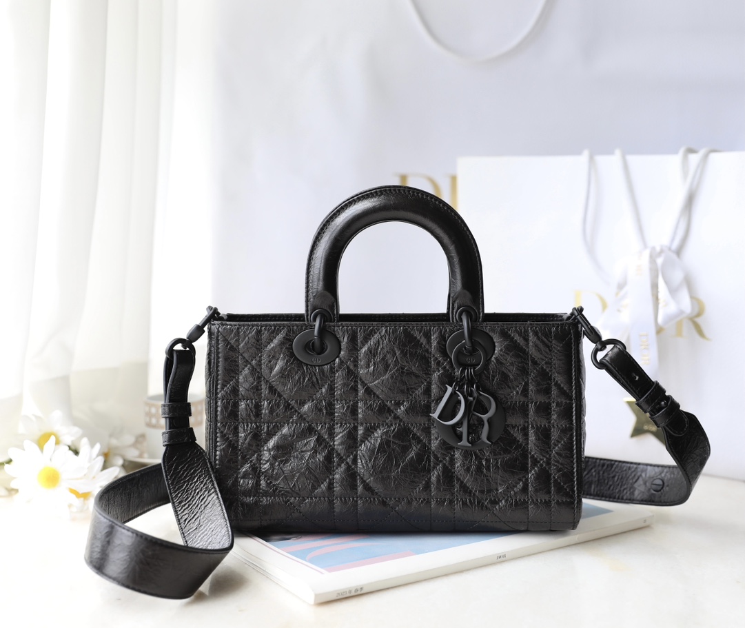 Túi Xách Nữ Dior Lady D-Sire Màu Đen 