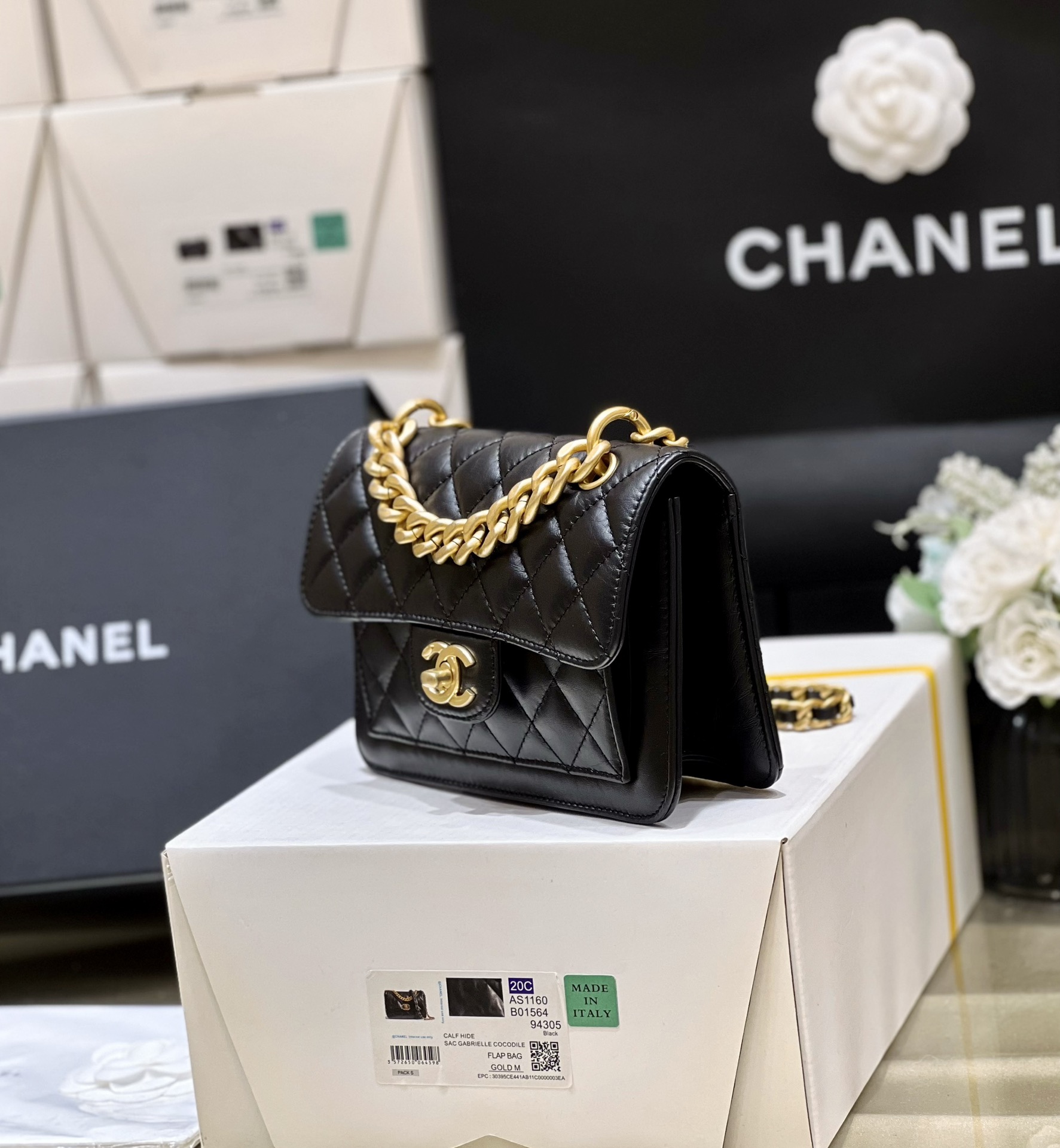 Túi Xách Chanel AP4051 Màu Đen 