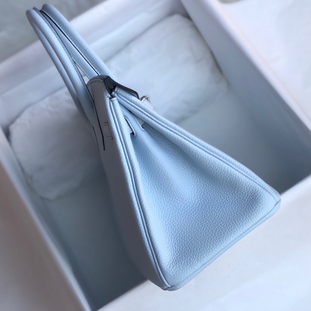 Túi Xách Hermes Birkin Màu Xanh Dương
