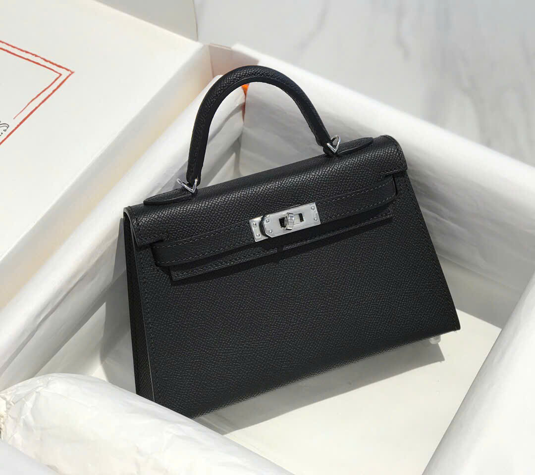 Túi xách Hermes Kelly Mini màu đen 