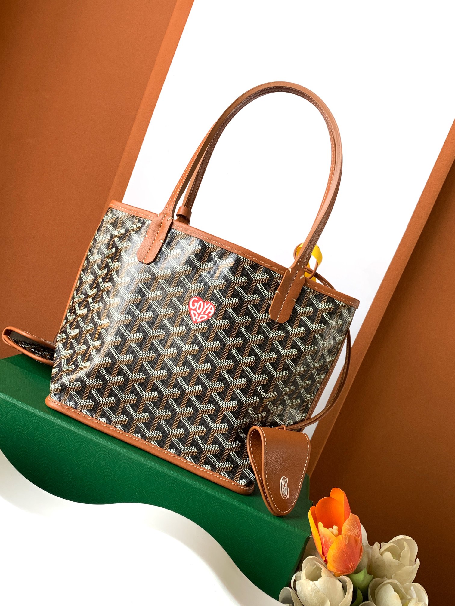 Túi xách Goyard 8003 màu nâu 