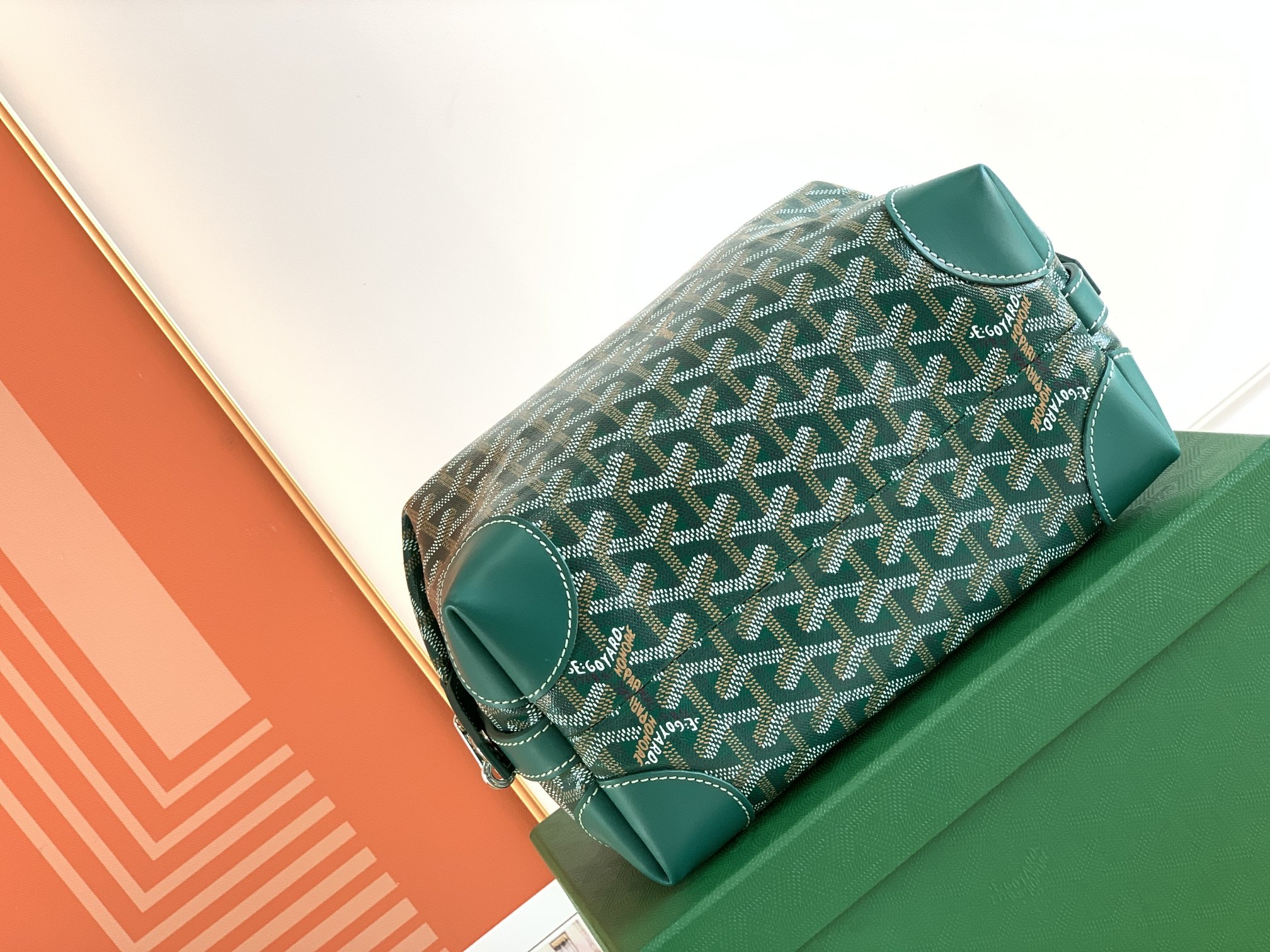 Goyard toilet ecrue bag 8829 (green)