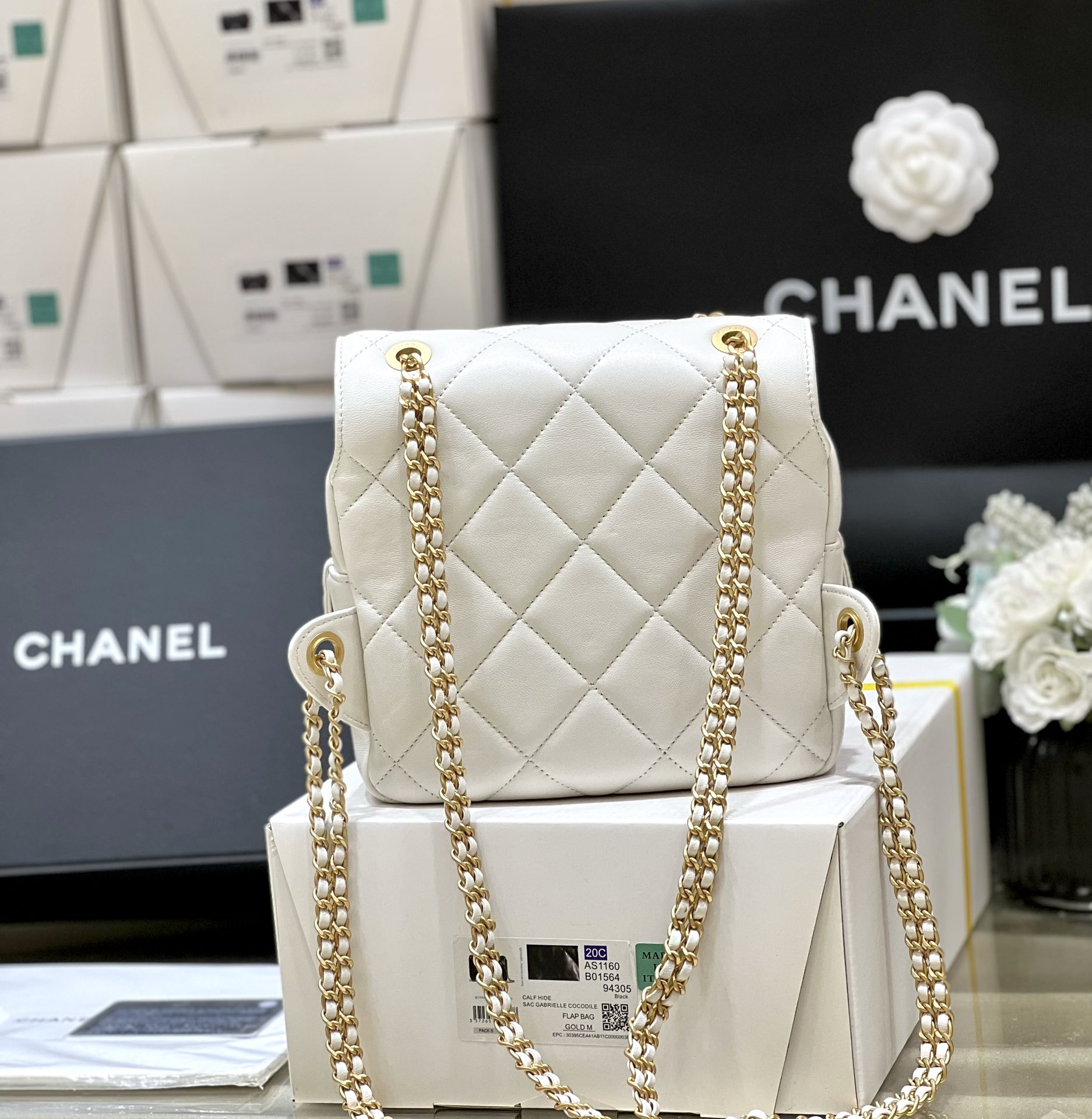 Túi Xách Chanel AP3884 Màu Trắng