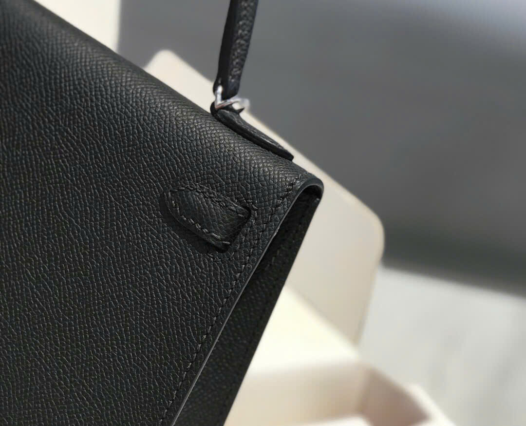 Túi xách Hermes Kelly Mini màu đen 