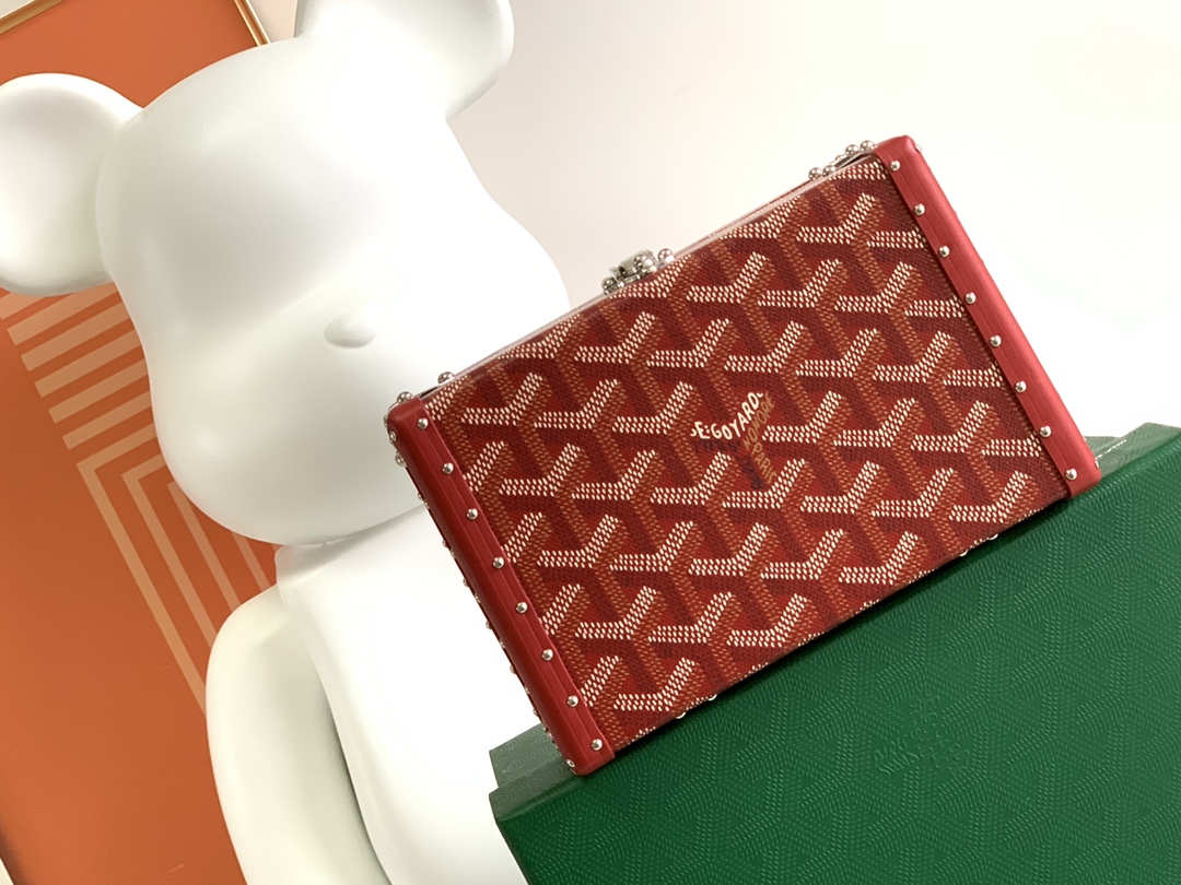  Goyard Minaudière 8210 (red)
