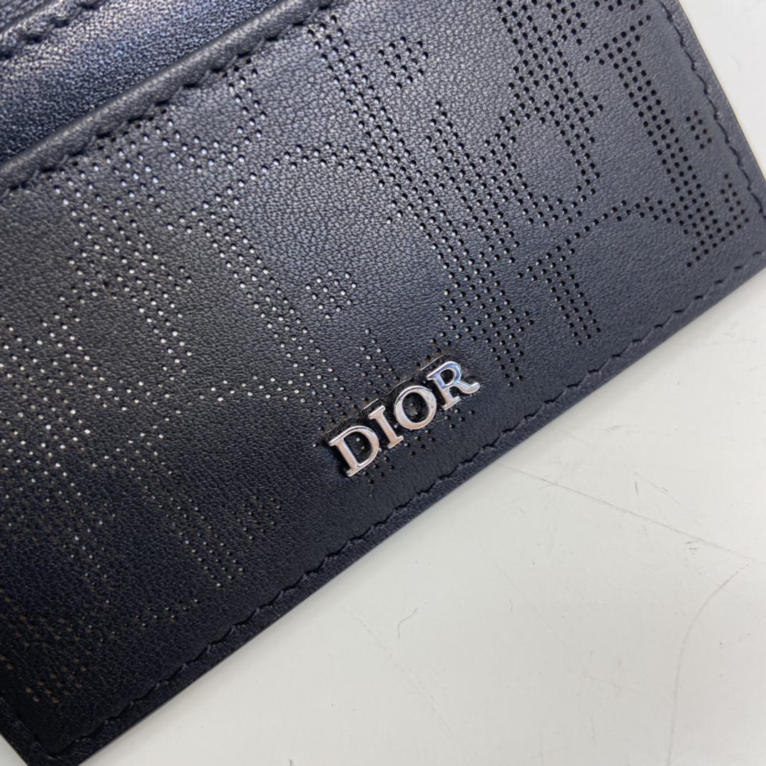 Card Nam Dior Diamond Màu Đen 9824