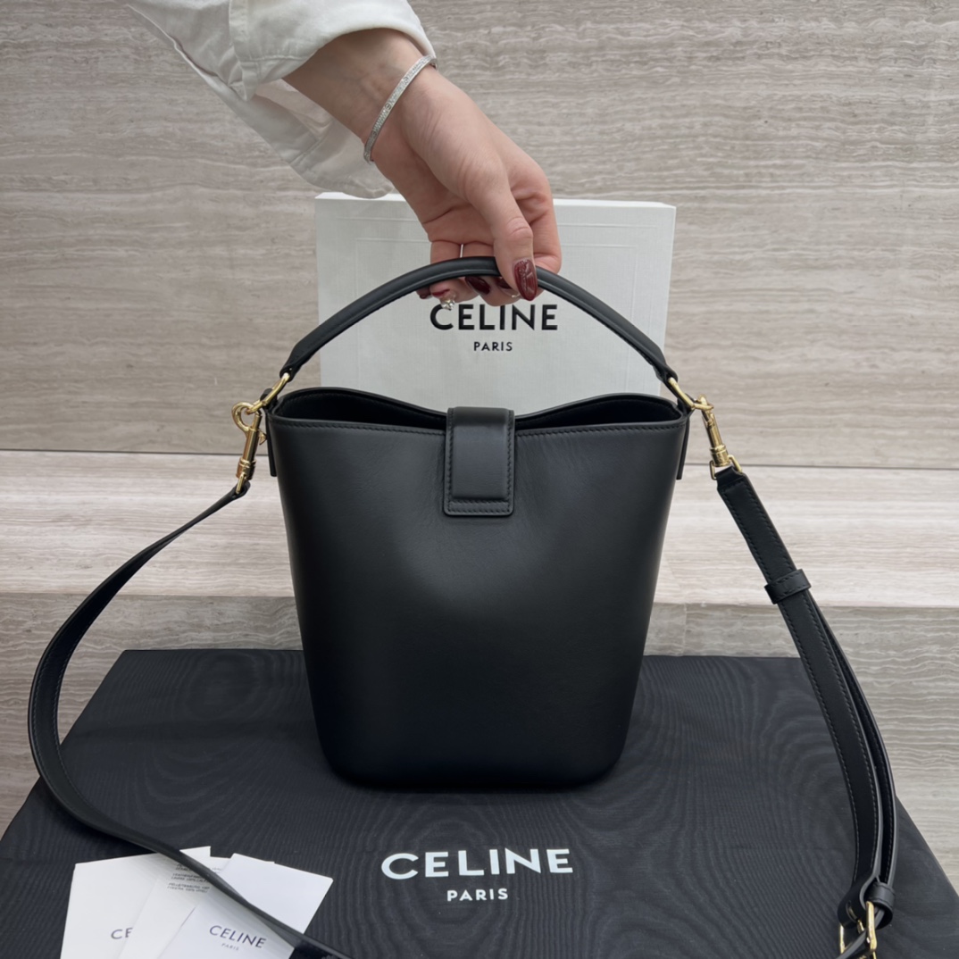 Túi Xách Nữ Celine Louise 119173 Màu Đen 