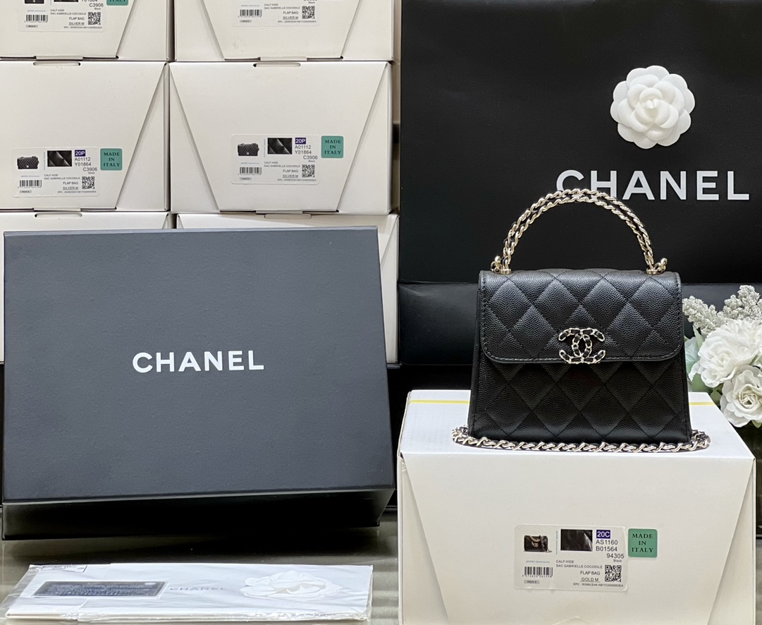 Túi Xách Chanel Kelly AS3237 Màu Đen 