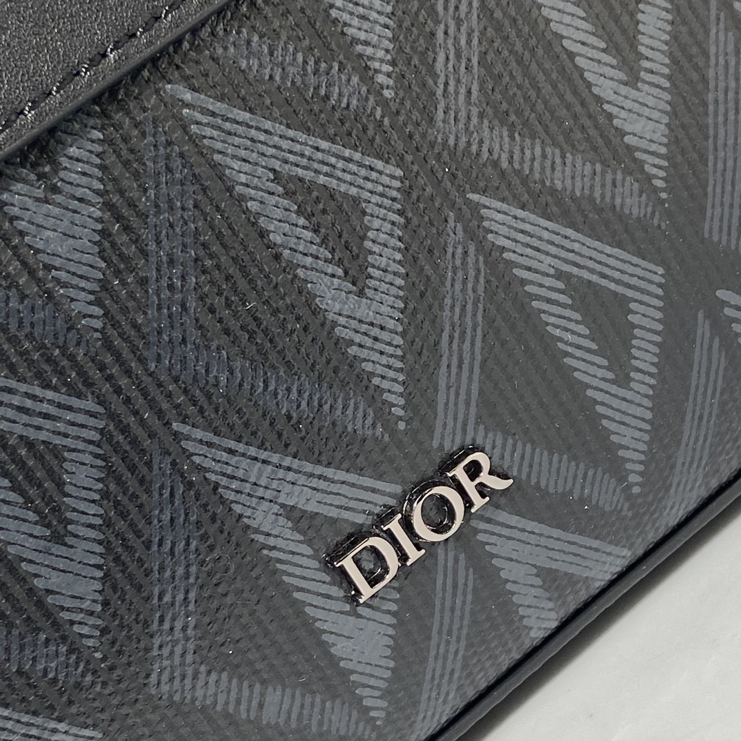 Túi xách Dior nam CD Diamond 9965 màu đen 