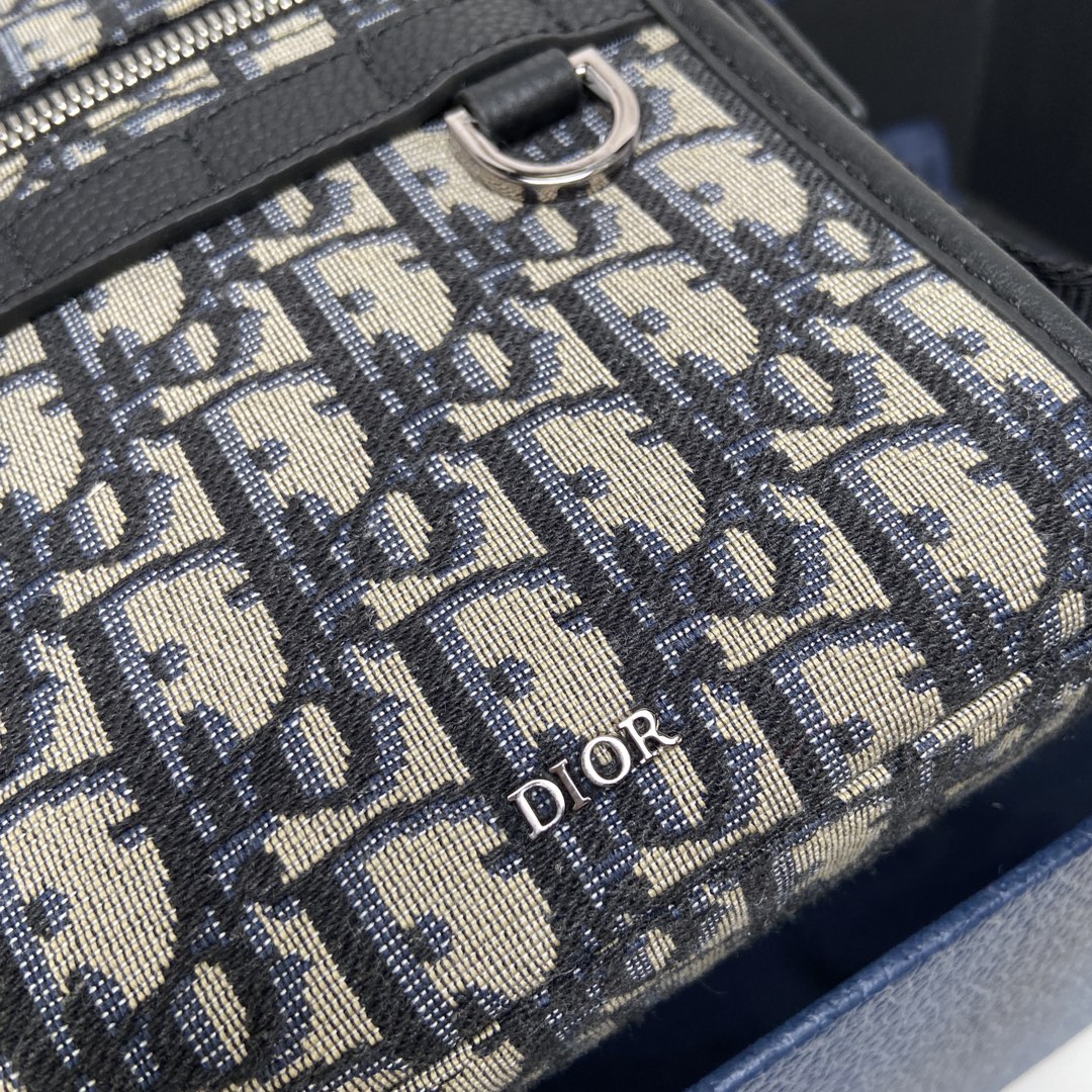 Túi xách Dior Oblique nam màu trắng 9234 