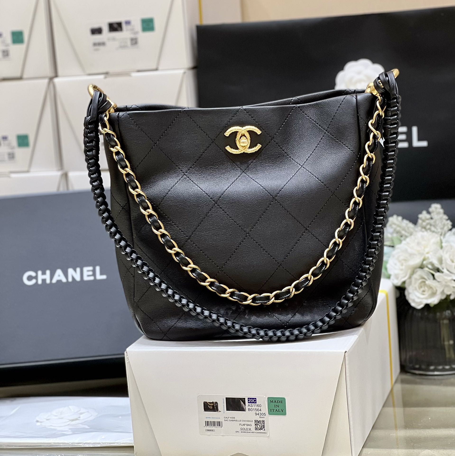 Túi Xách Chanel AP4210 Màu Đen 