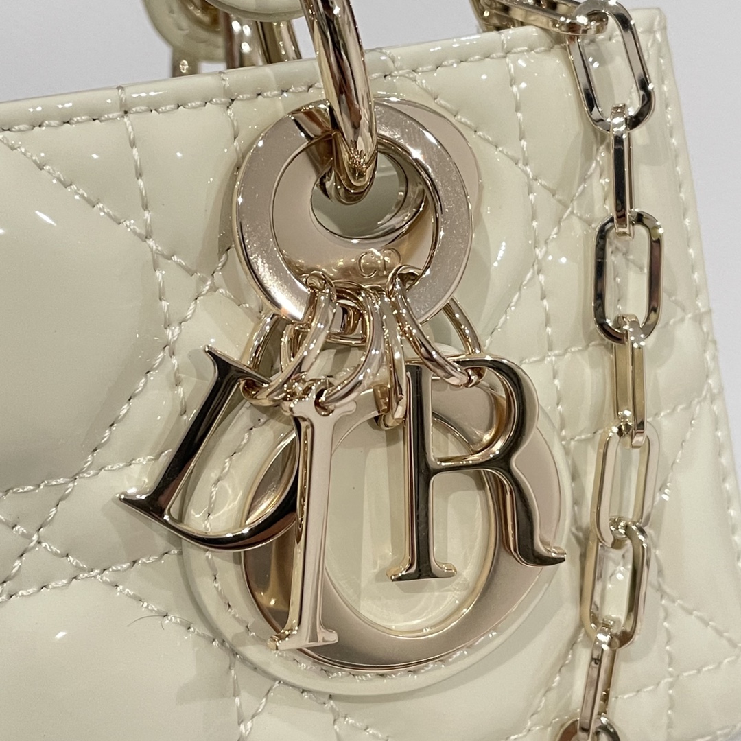 Túi Xách Tay Dior D-Joy Nữ Màu Trắng 