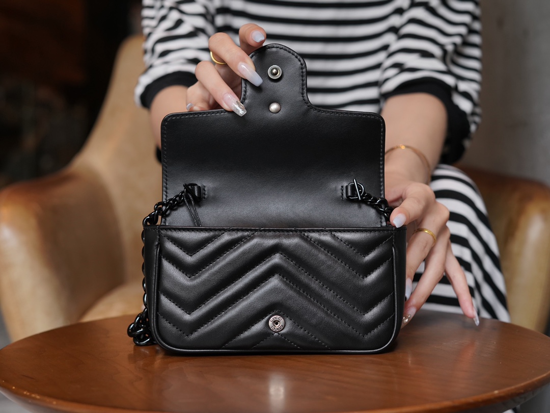 GG Marmont 699757 ( Black)