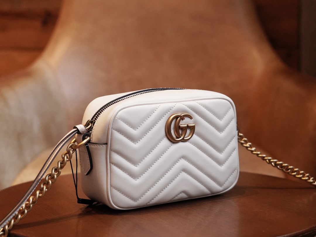 Mini sac GG Marmont 448065 (white)