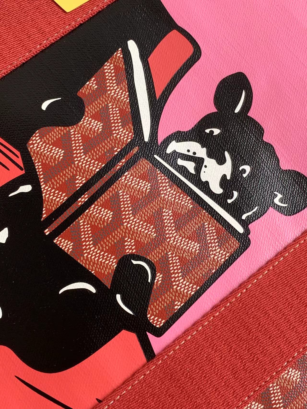 Goyard Villette 8088 (red)