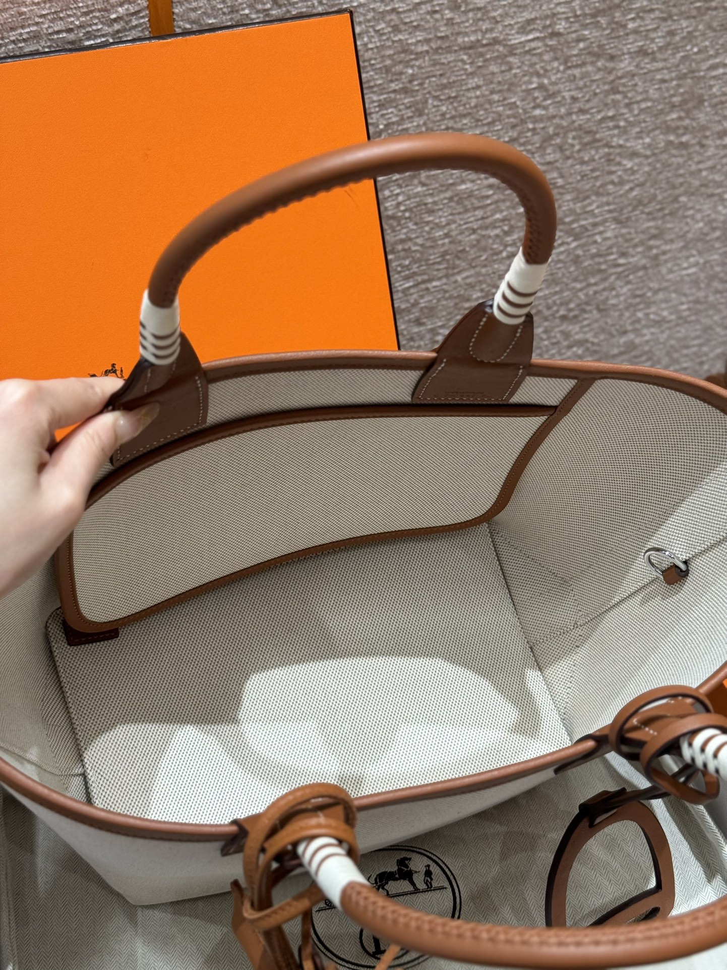 Túi xách hermes Steeplemàu trắng 