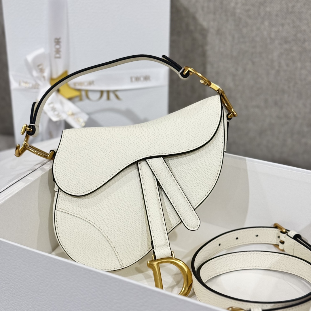 Túi Dior Sadle Nữ Màu Trắng
