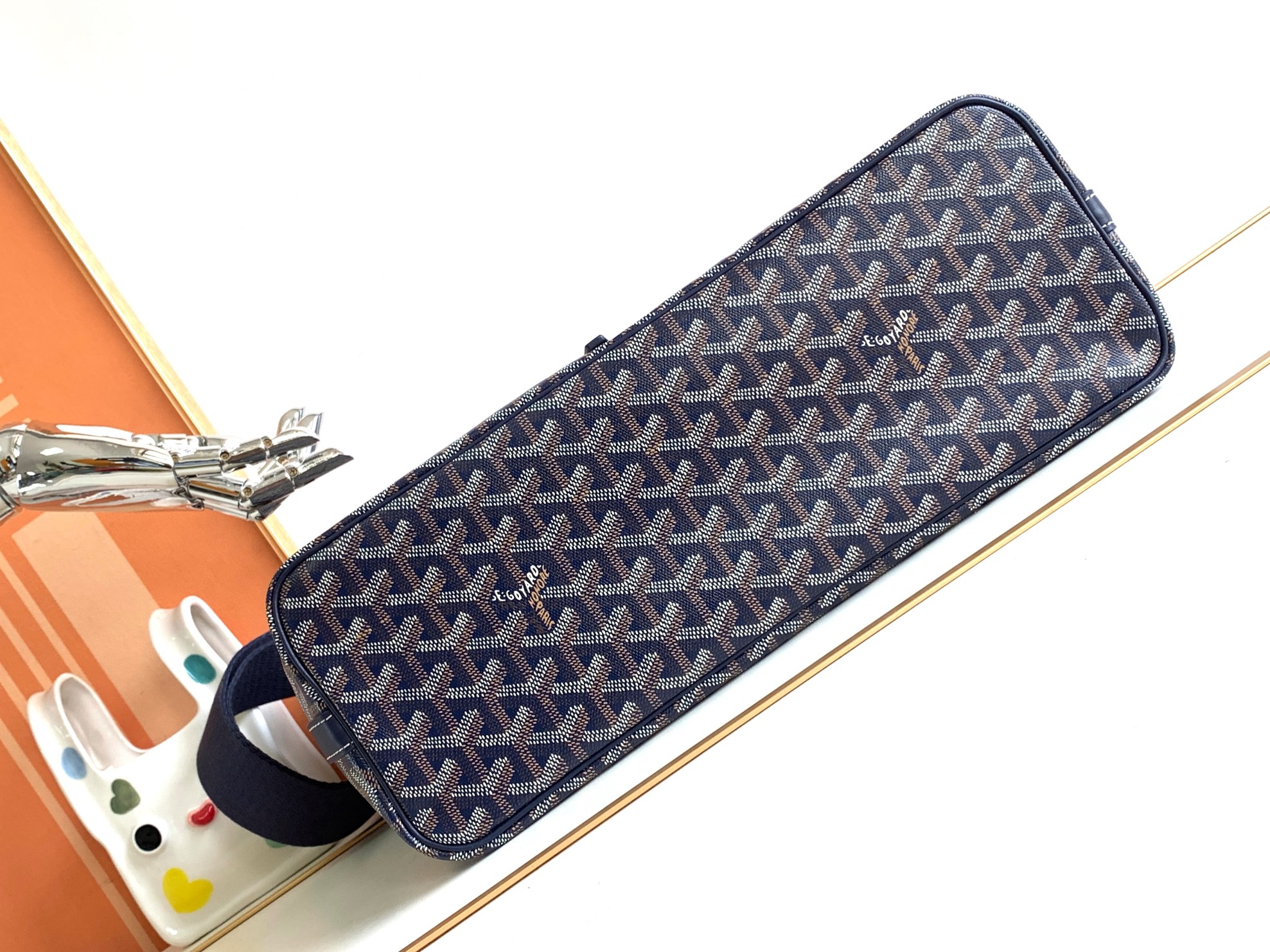 Túi xách Goyard 8130 màu xanh dương 