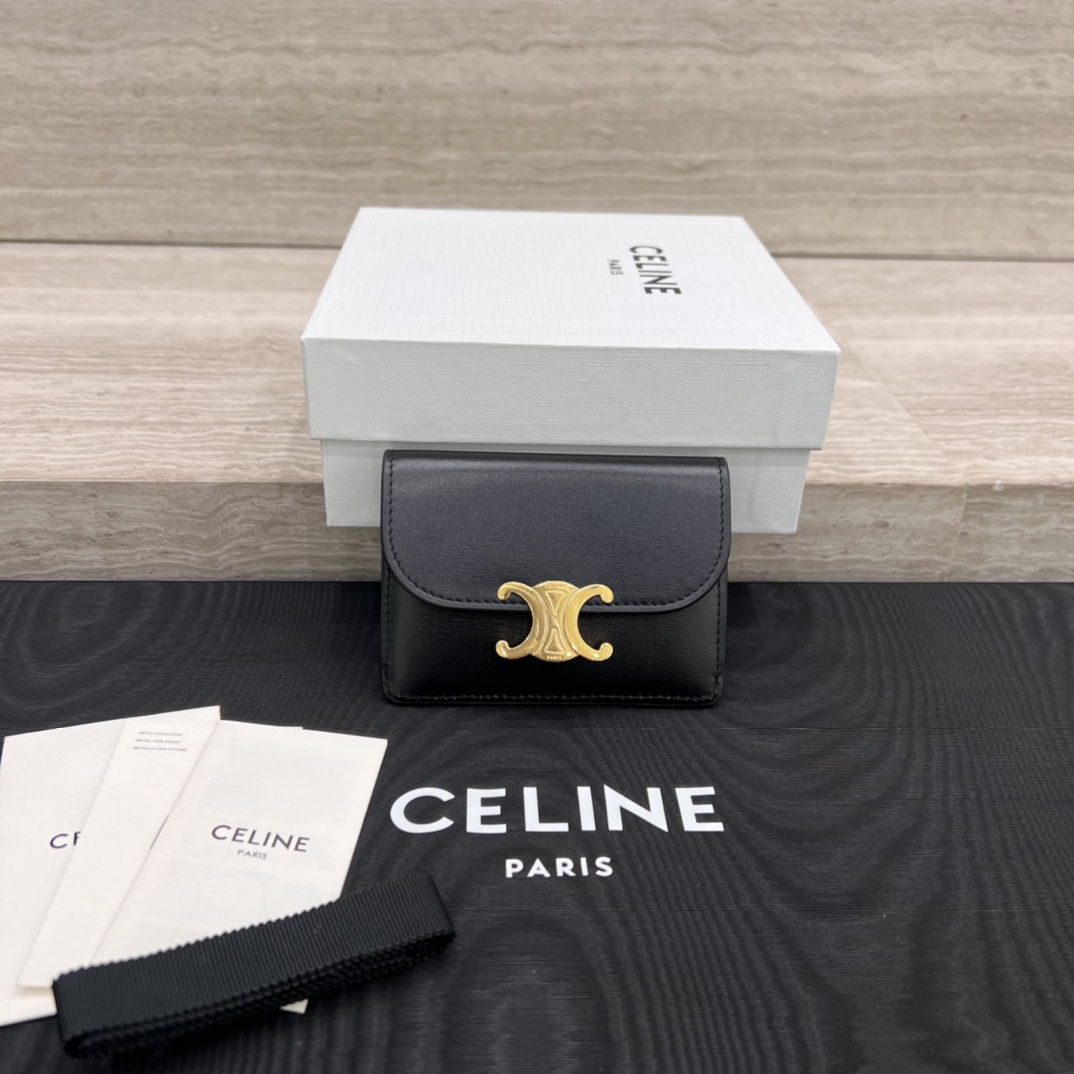 Ví đựng thẻ Celine 101583 màu đen 