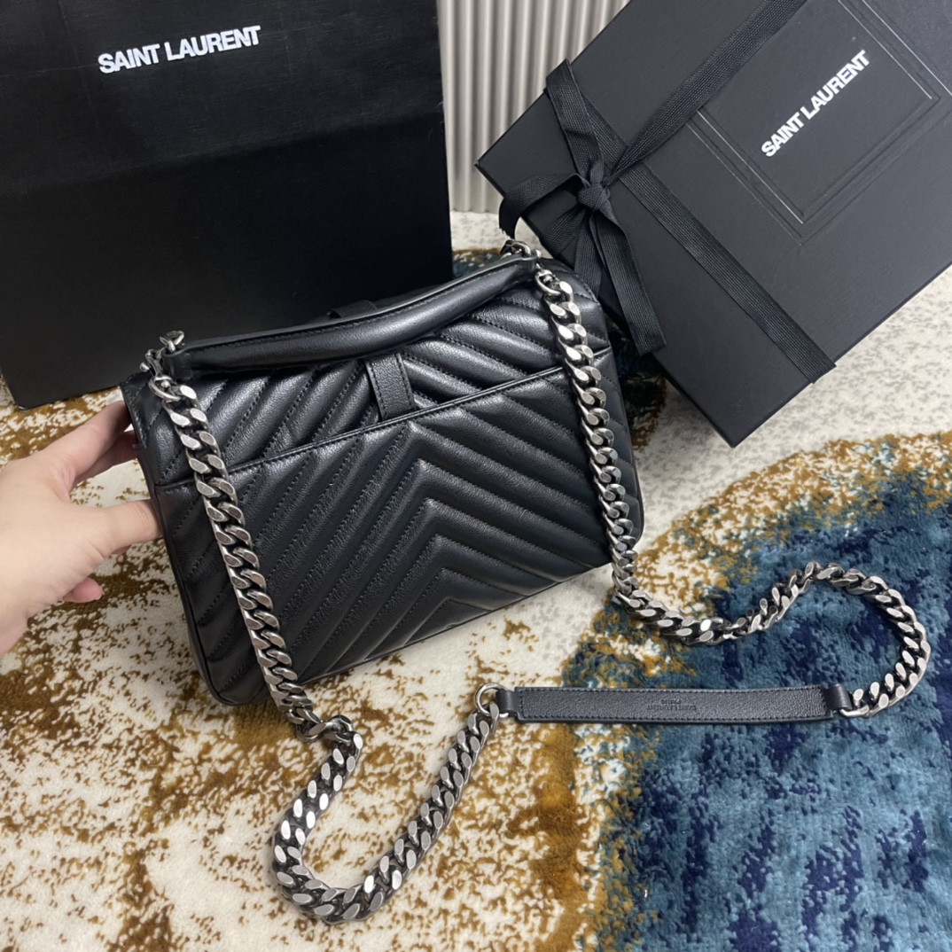 YSL Mormont 392737 (Black-silver)