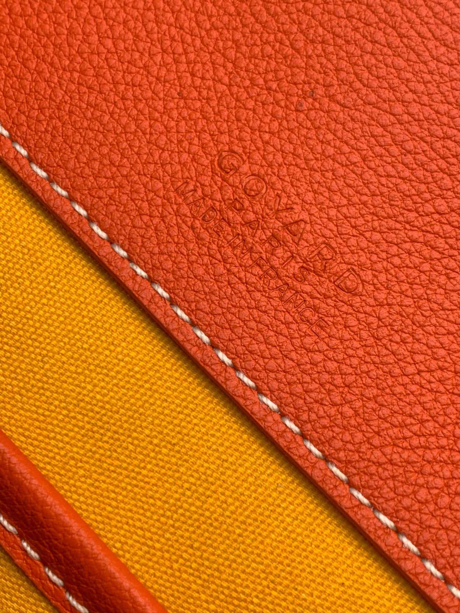 Túi Xách Nam Goyard Belvedere 8023 Màu Cam 
