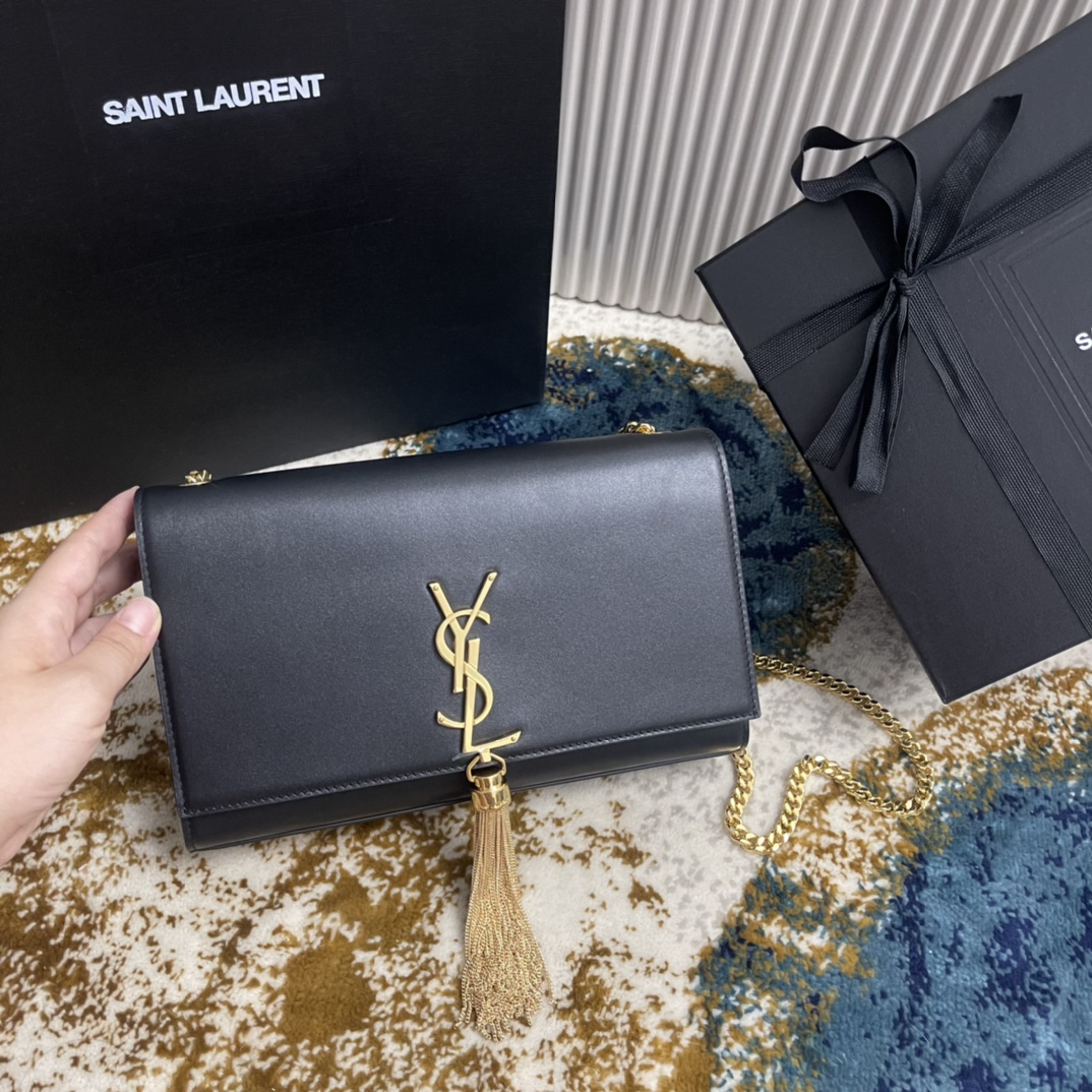YSL KATE 377829 (Black-gold)