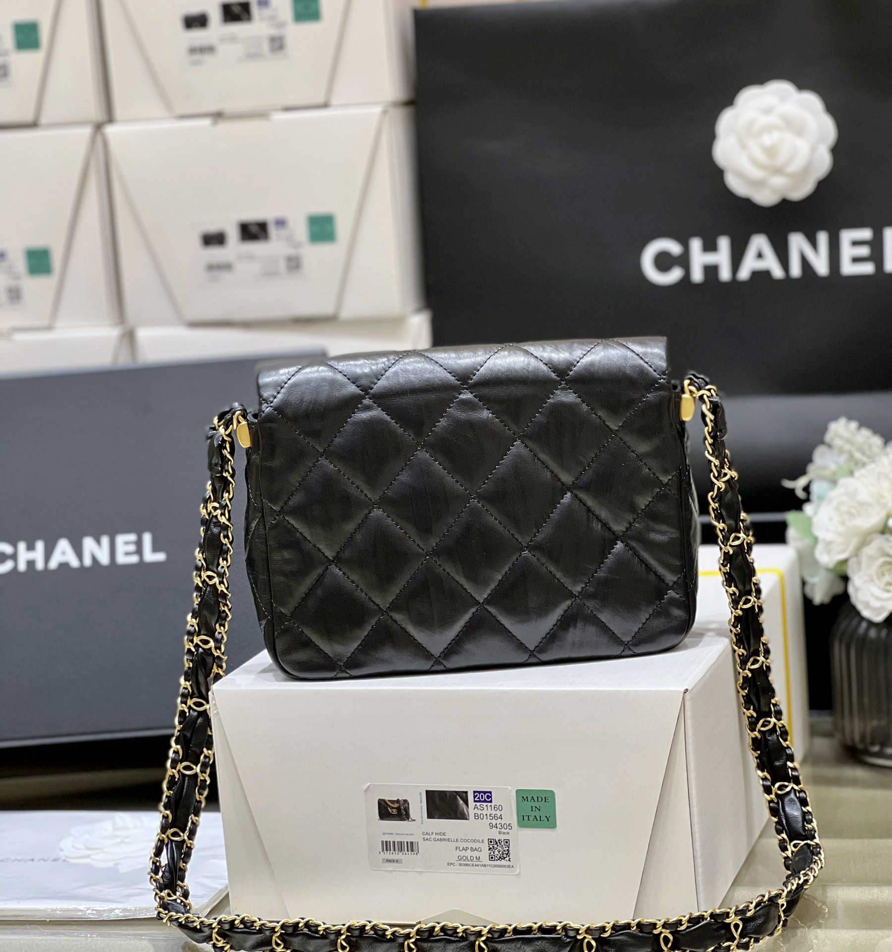 Túi Xách Chanel AP4423 Màu Đen 