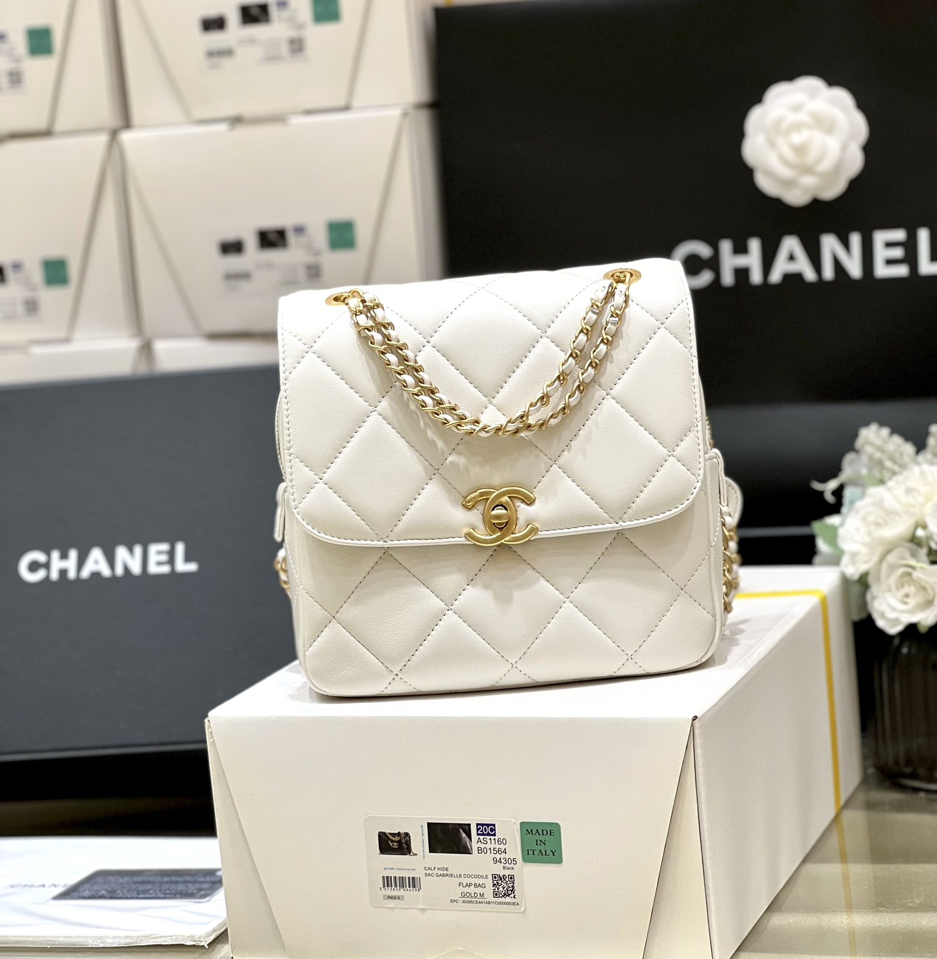 Túi Xách Chanel AP3884 Màu Trắng