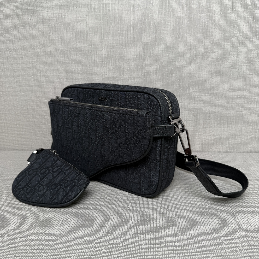 Túi xách Dior Oblique màu đen 9204 