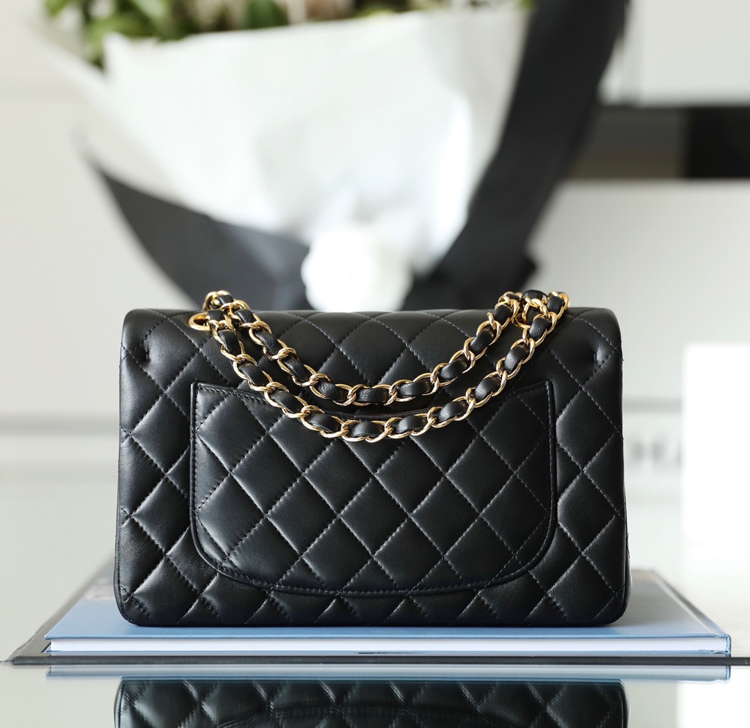 Túi xách Channel Classic Flap A1118 màu đen da cừu 