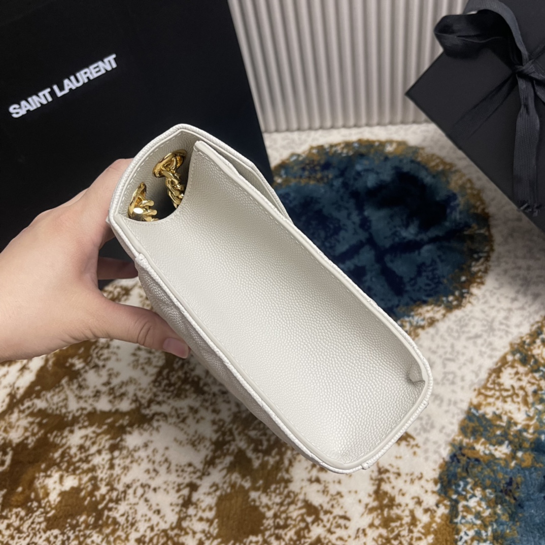 Túi Xách YSL ENVELOPPE 392739Màu Trắng