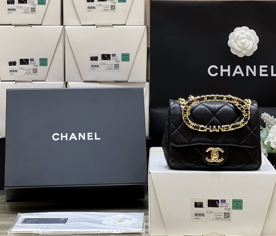 Túi Xách Chanel AP3748 Màu Đen 