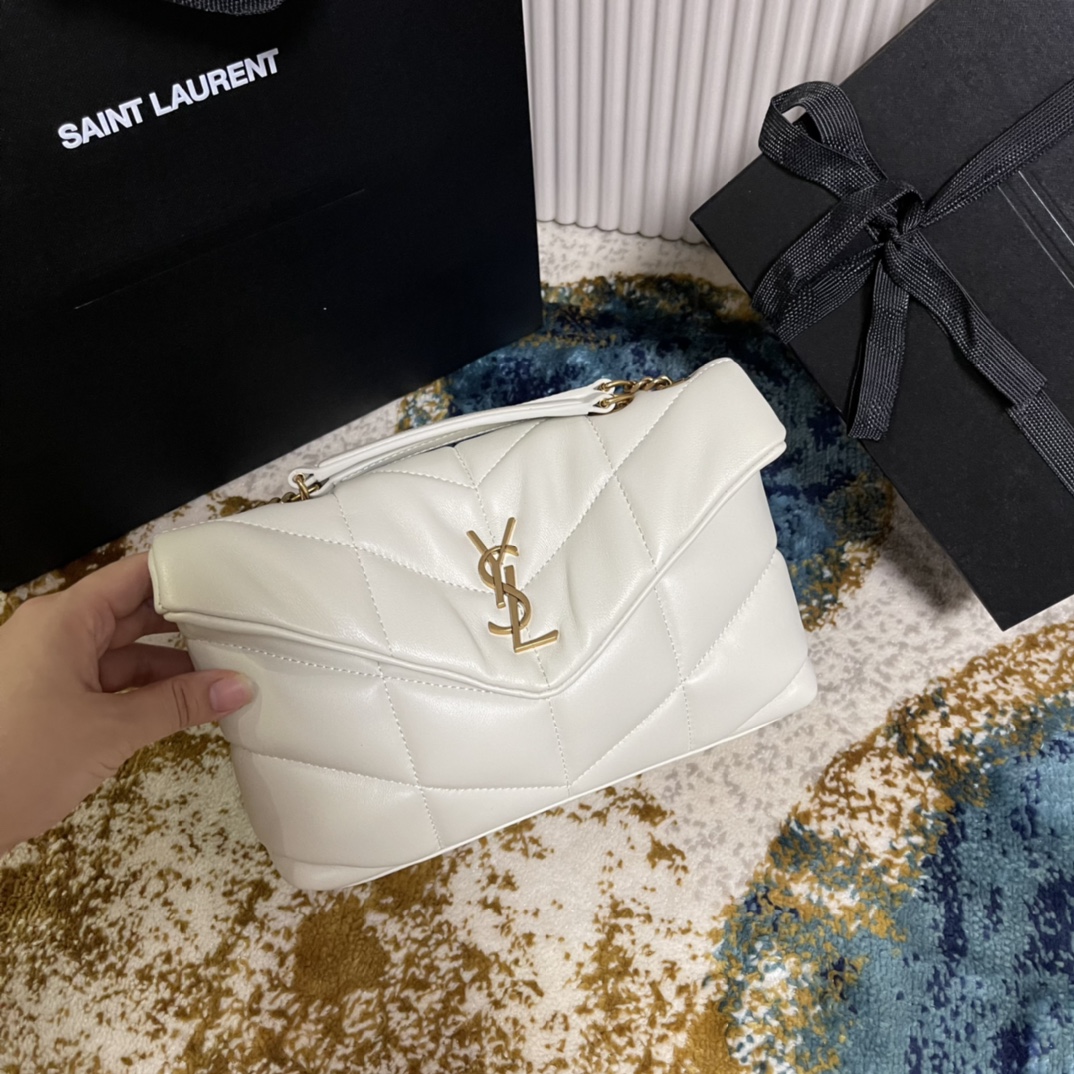 Túi xách YSL Loulou Puffer 759337 Màu Trắng