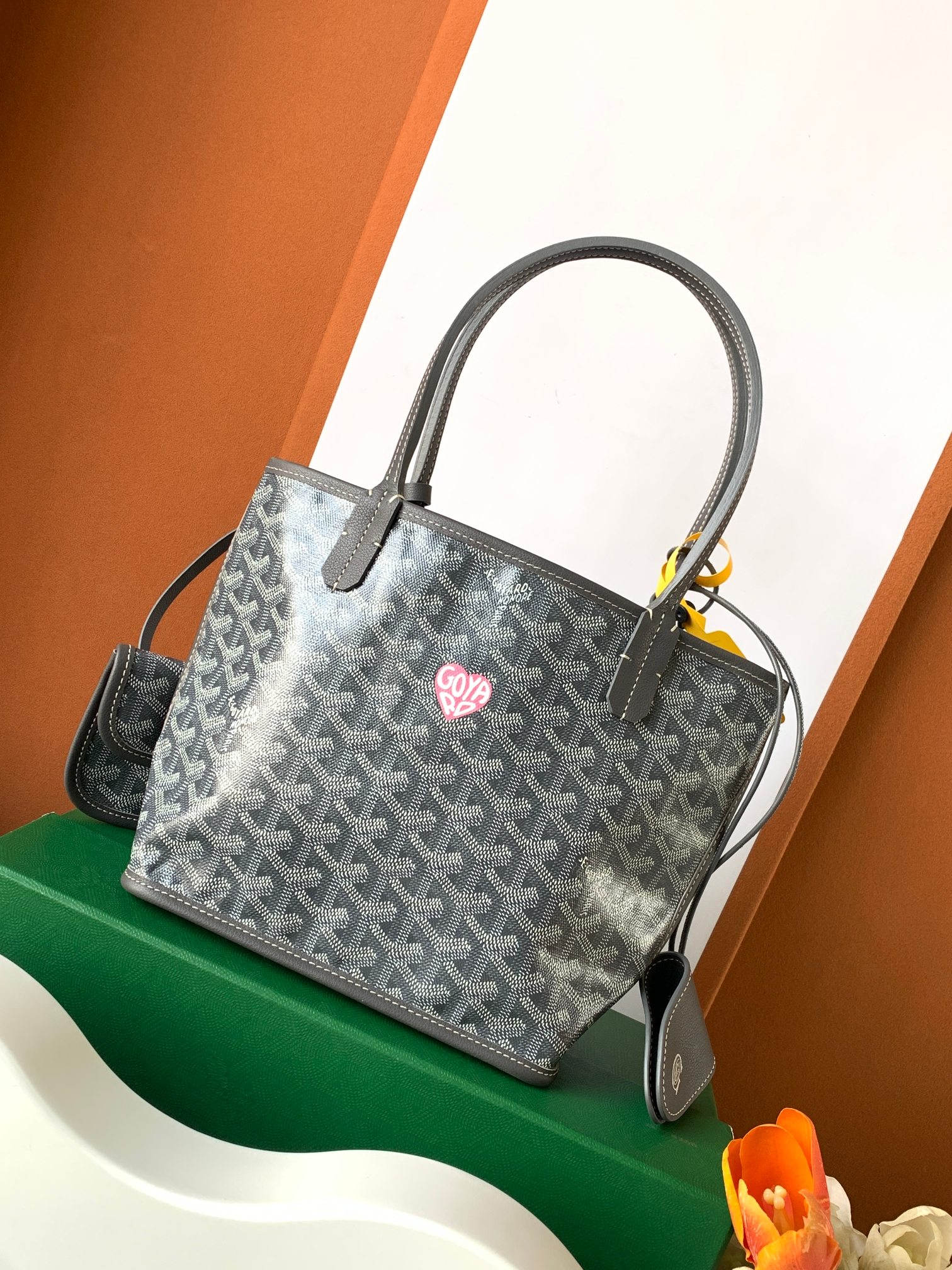 Túi xách Goyard 8003 màu xám 