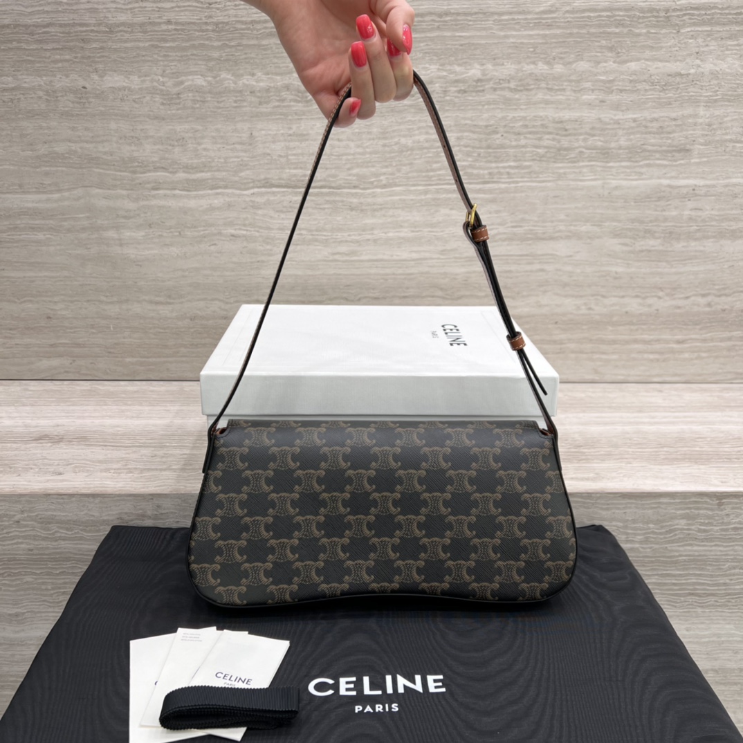 Túi Xách Celine Lola Triomphe 115532 Canvas
