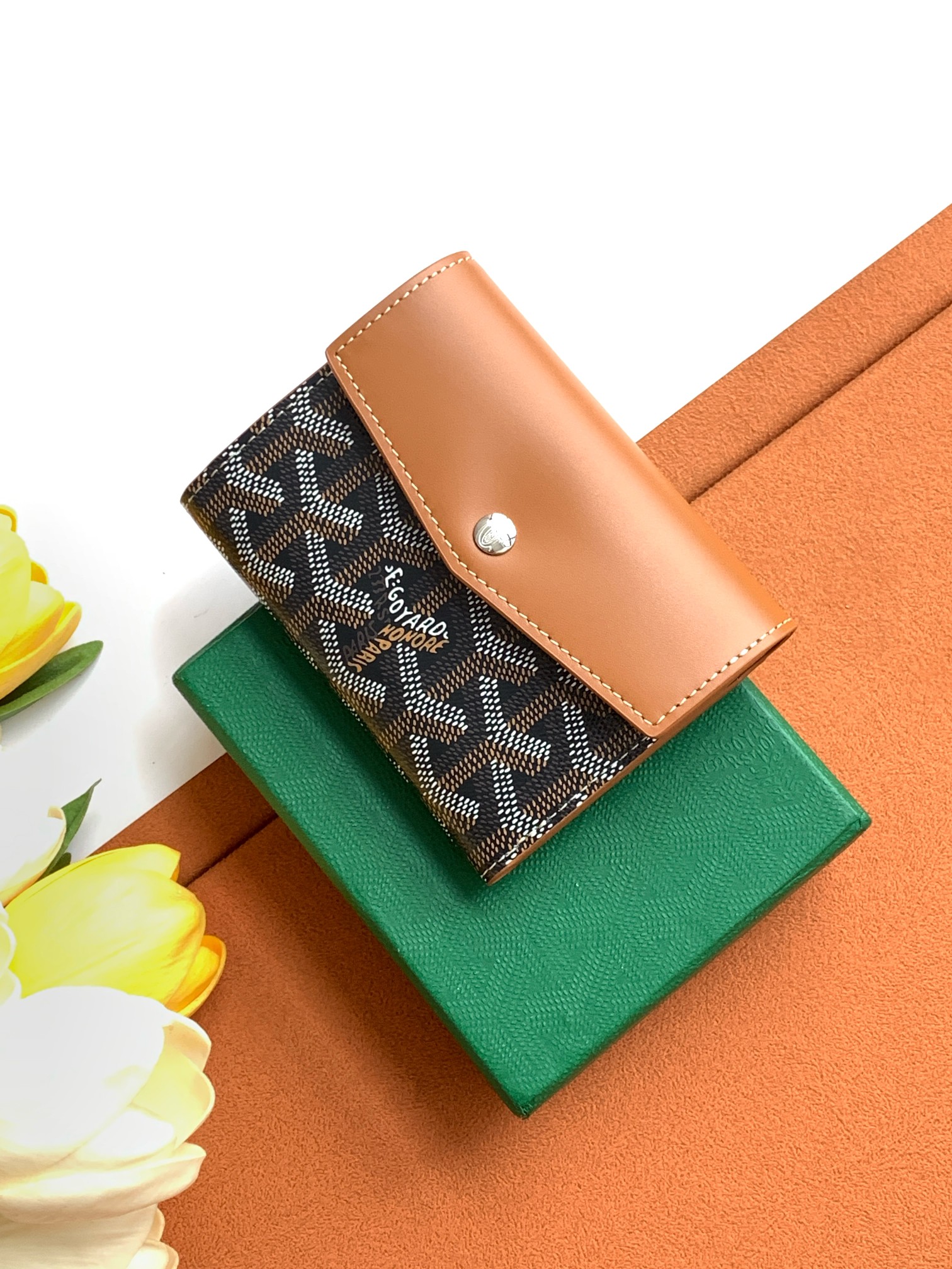 Ví Goyard Saint Gabriel 8513 Màu Nâu 
