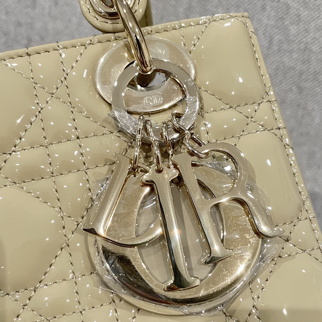 Túi Xách tay Lady Dior Nữ Màu Be