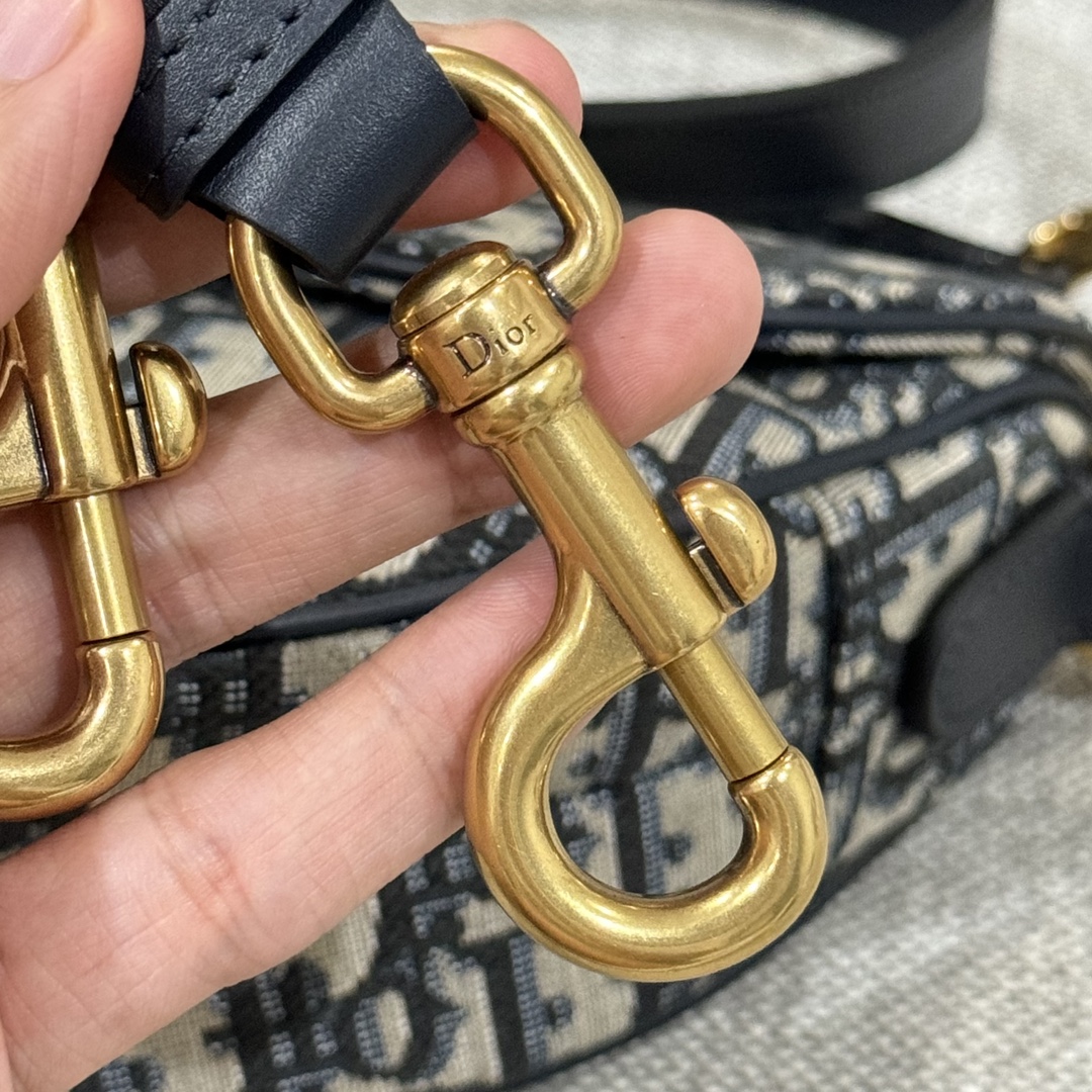 Túi Dior Sadle Nữ Vải Logo 