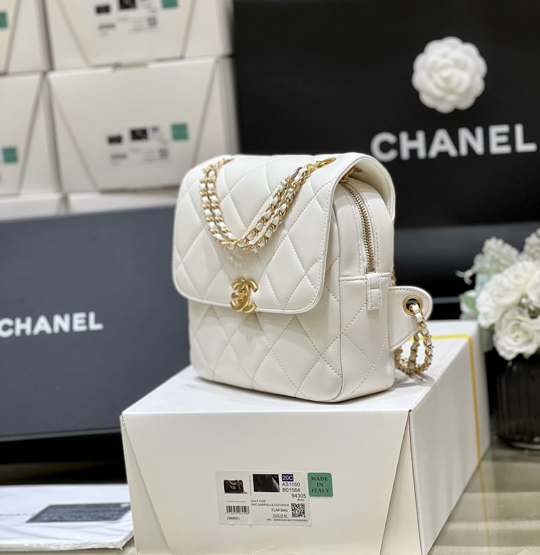 Túi Xách Chanel AP3884 Màu Trắng