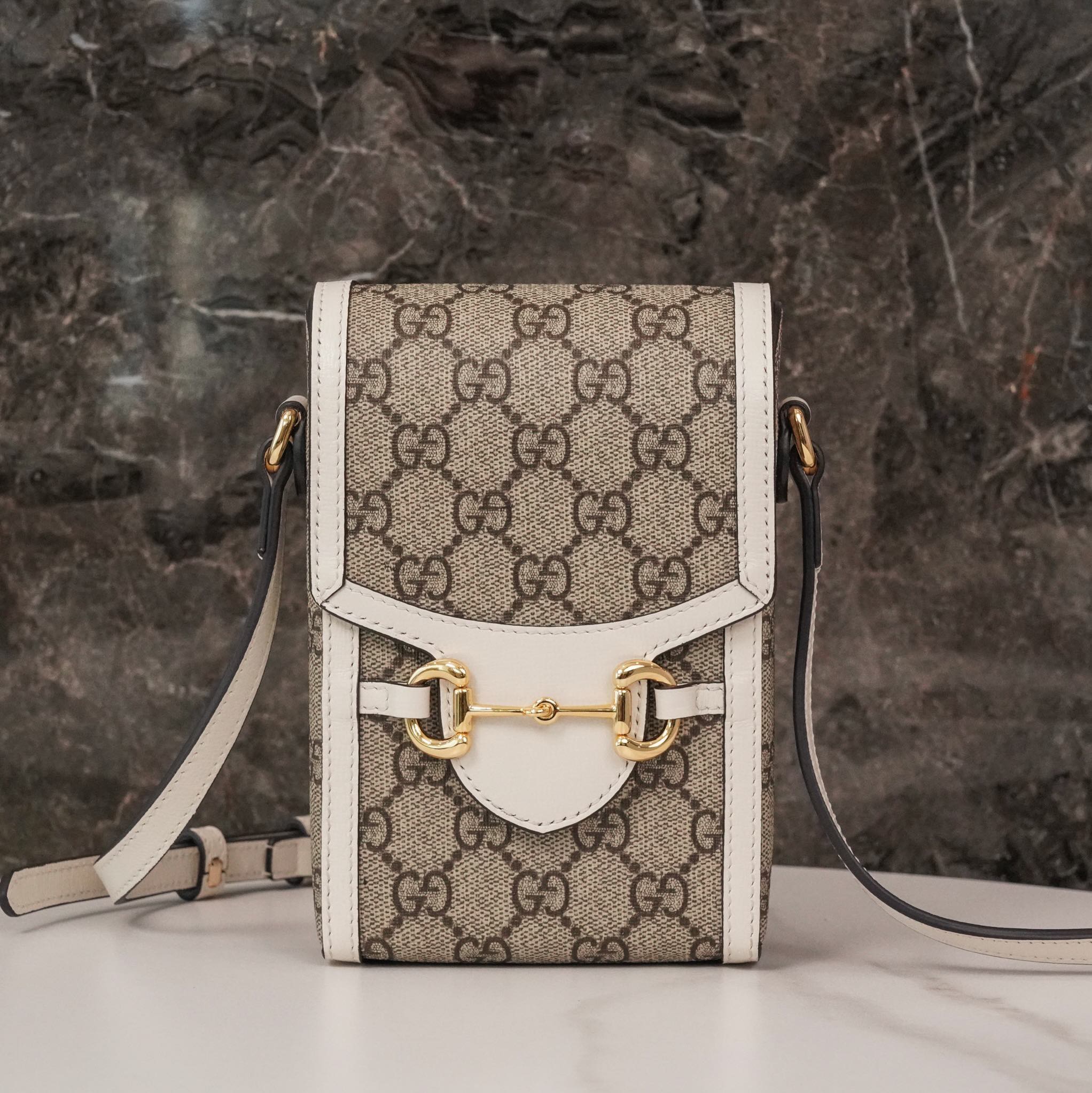 Mini sac Gucci 1955 détail Mors625615(logo white)