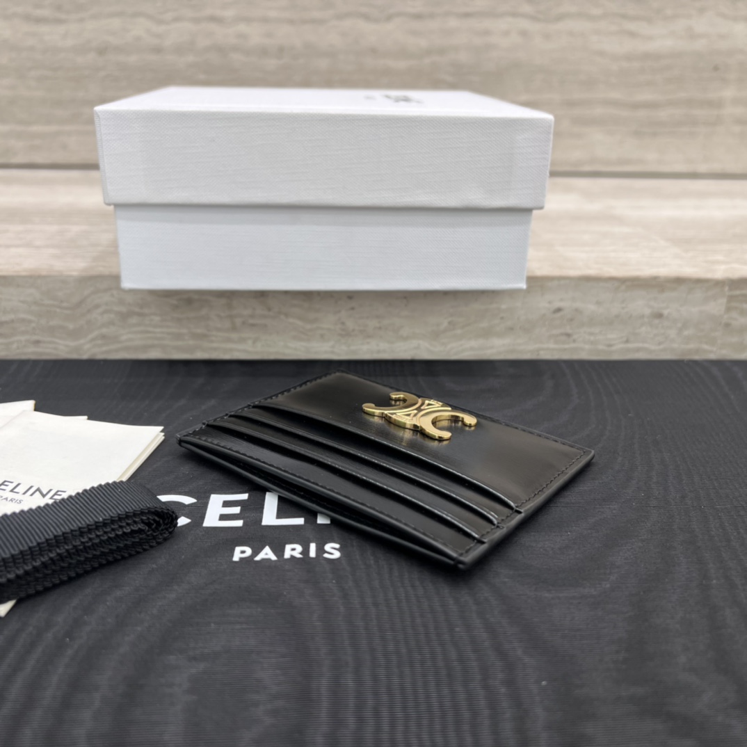Ví đựng thẻ Celine TRIOMPHE 10L833 màu đen 