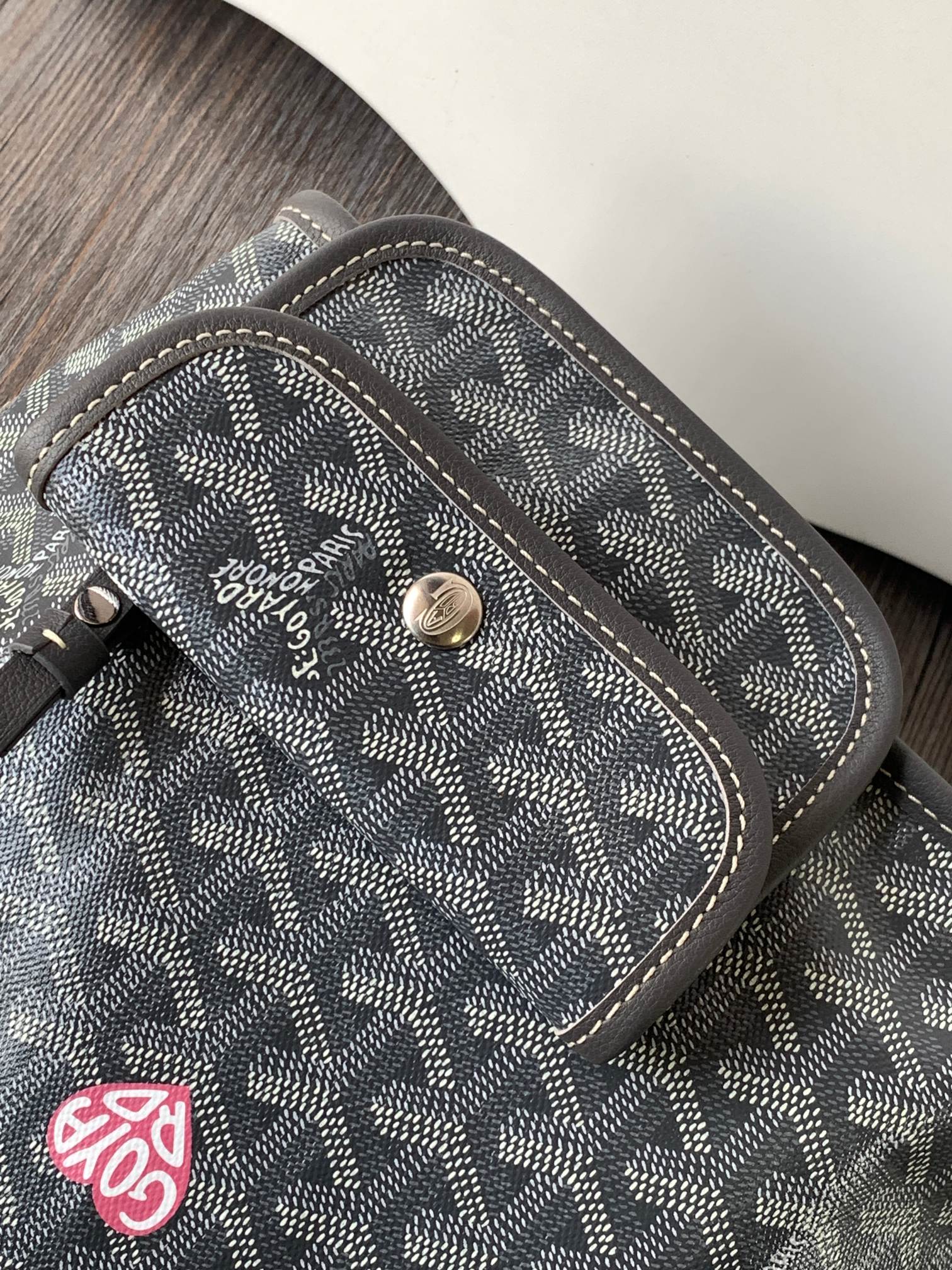 Túi xách Goyard 8003 màu xám 