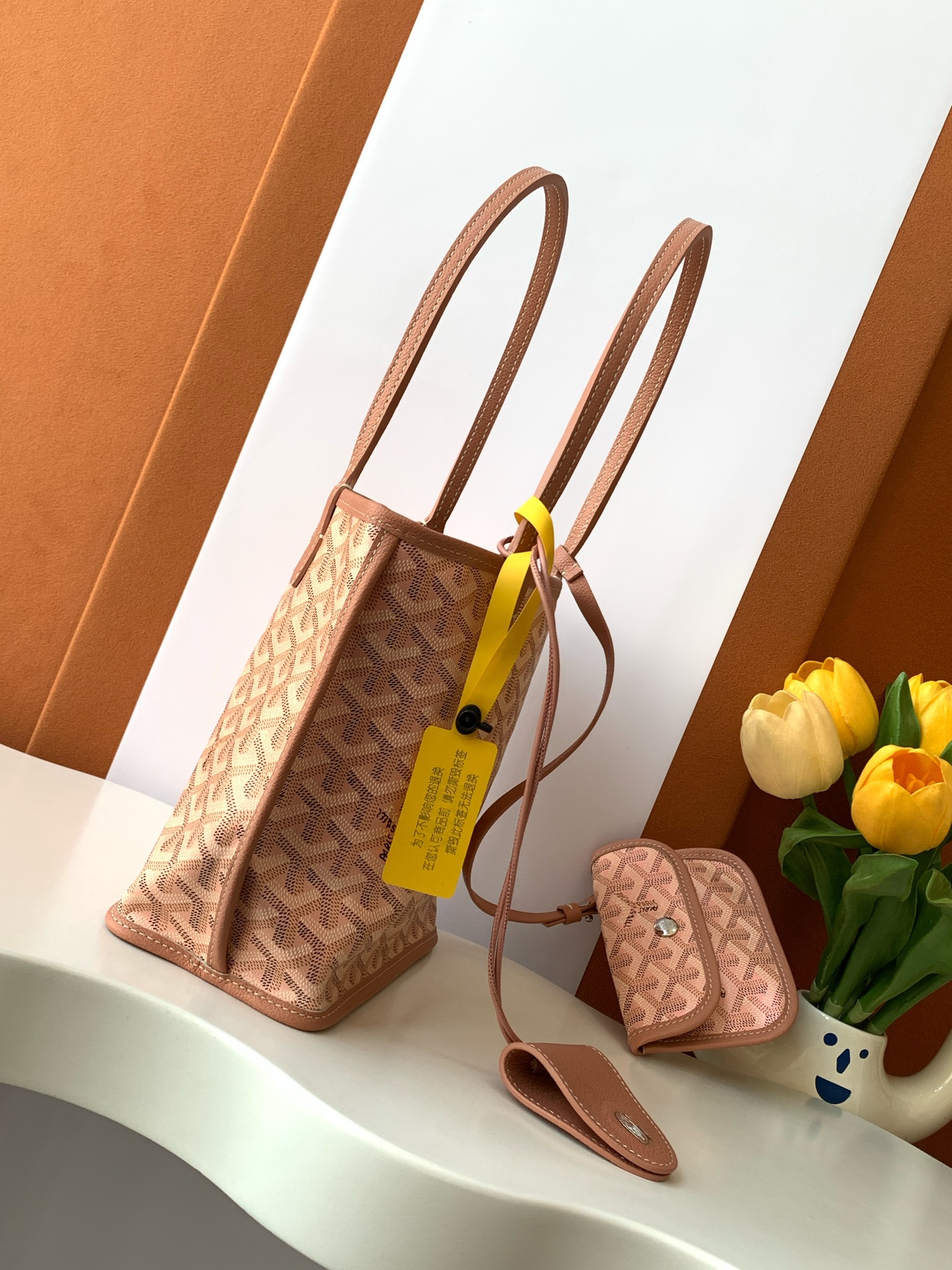 Túi xách Goyard 8003 màu hồng 