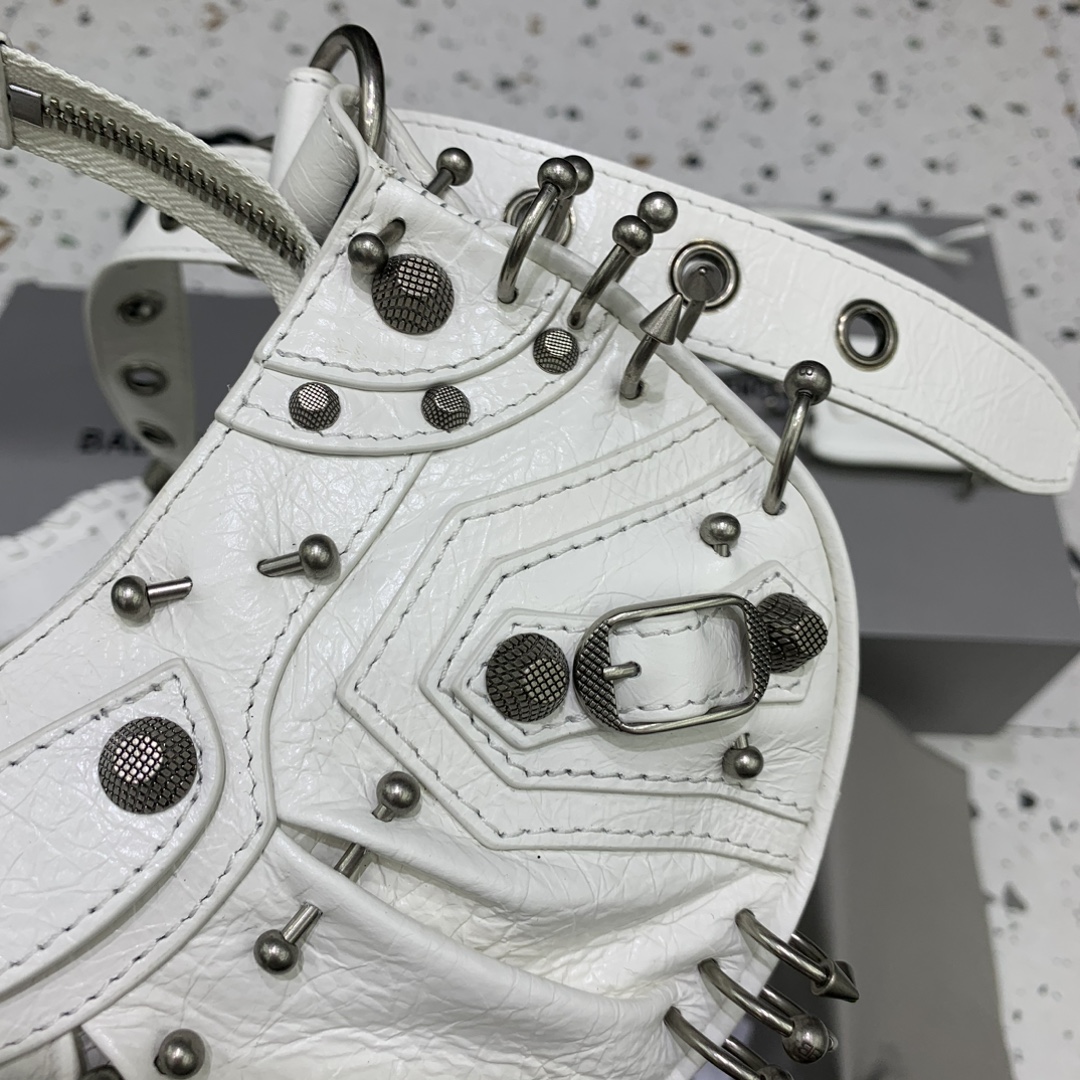 Túi xách nữ BALENCIAGA 180607 màu trắng 