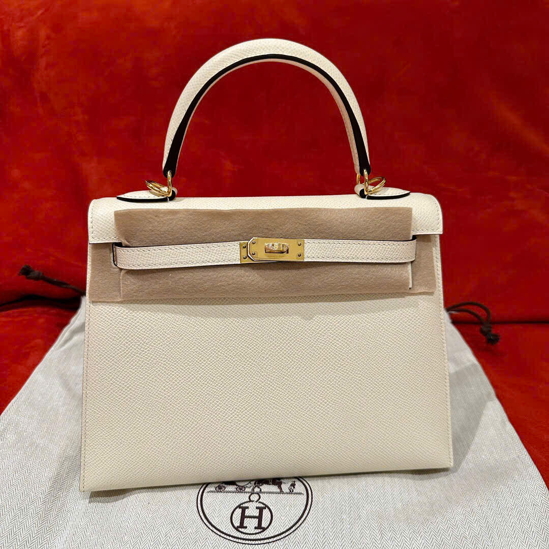 Túi Hermes Kelly Màu Trắng 