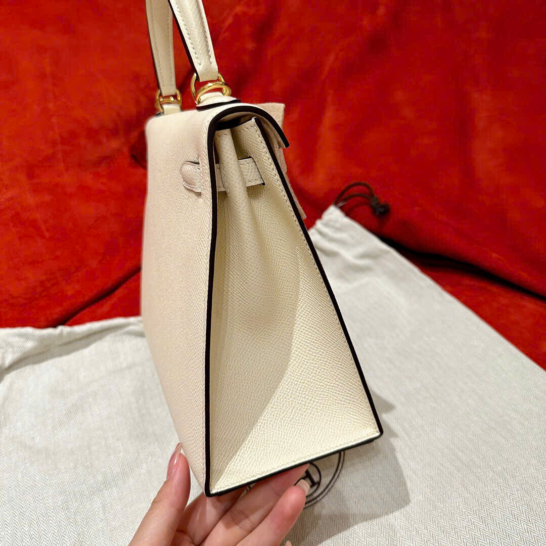 Túi Hermes Kelly Màu Trắng 
